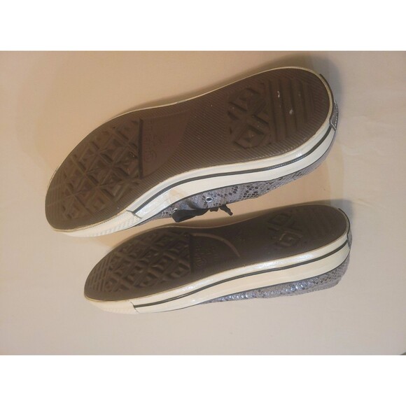 Converse Men's Archive Reptile Chuck 70 Ox Sneakers, Grey/Egret/Black, 13 Medium - Picture 4 of 10